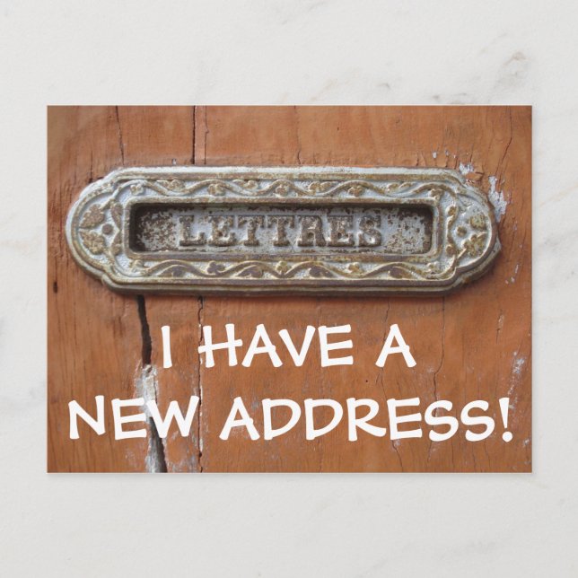 Neue Änderung der Postkarte (Vorderseite)