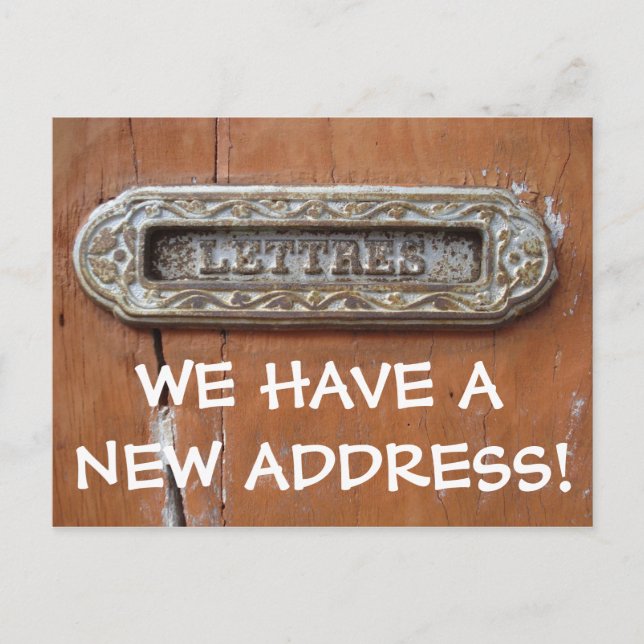 Neue Änderung der Postkarte (Vorderseite)