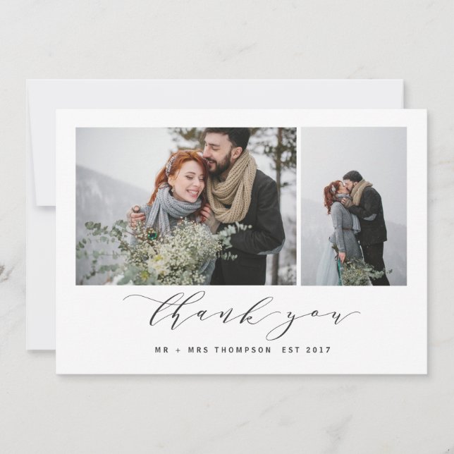 NEUE ANFÄNGE DANKEN IHNEN DANKESKARTE (Vorderseite)