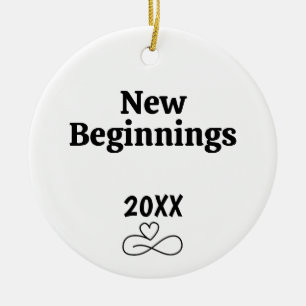 Neue Anfänge: Scheidungsgeschenke Trennungspflegep Keramik Ornament