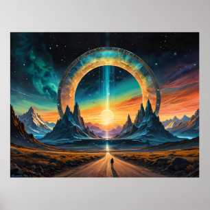 Neue Anfänge: Treten Sie durch ein Stargate Poster