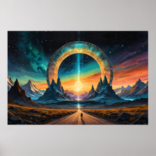 Neue Anfänge: Treten Sie durch ein Stargate Poster