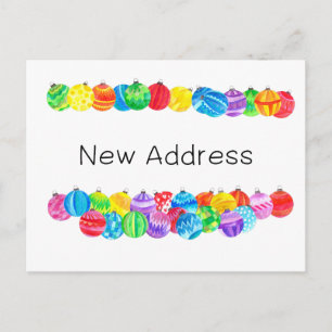 Neue Ankündigung , Aquarellbaubles Postkarte