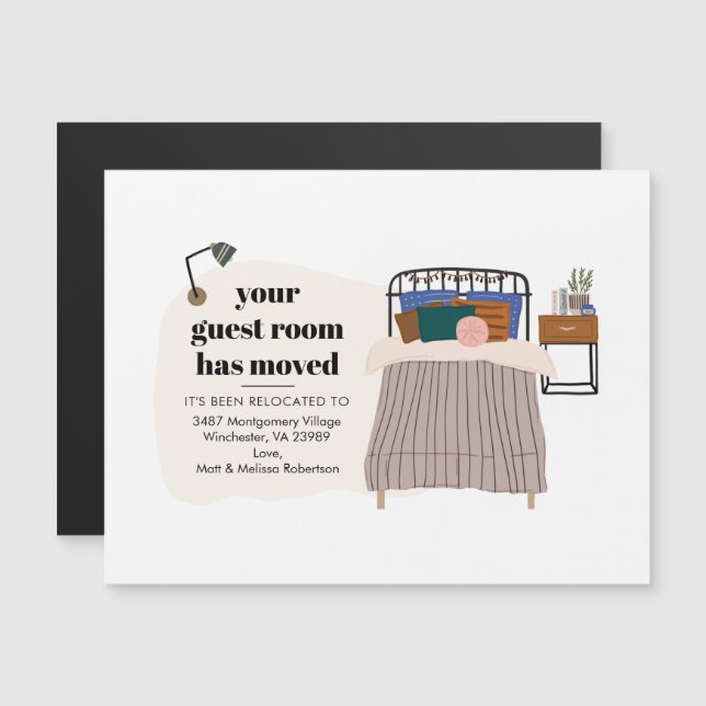 Neue Ankündigung zur Adressenverschiebung (Vorne/Hinten)