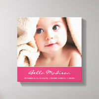 NEUE ANKUNFT | BABY LEINWAND PORTRAIT