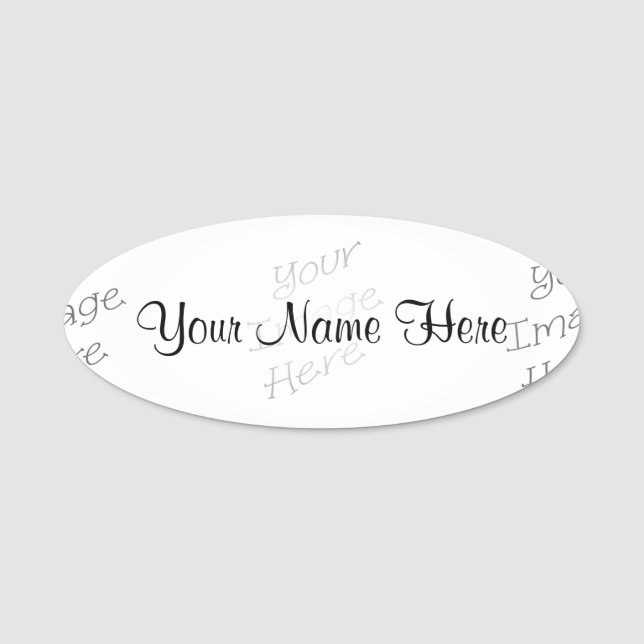 Neue anpassbare Elemente Namensschild (Vorderseite)