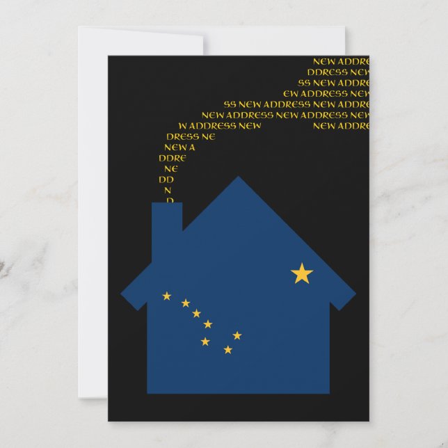 neue Anschrift für Alaska Ankündigung (Vorderseite)