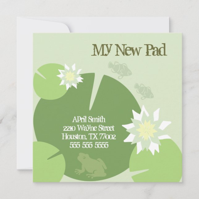 Neue Anzeige für die Pad-Bewegung Ankündigung (Vorderseite)