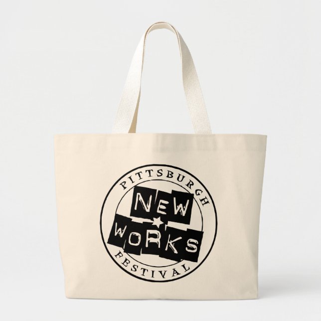 Neue Arbeits-Taschen-Tasche Pittsburghs Jumbo Stoffbeutel (Vorne)