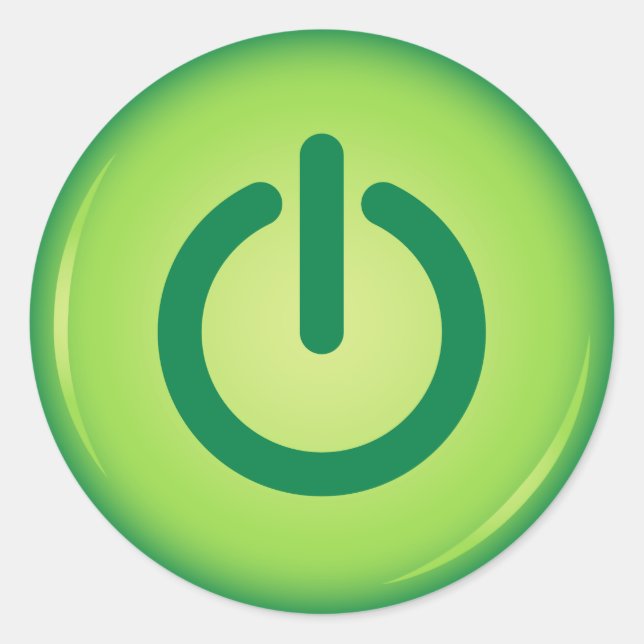 Neue Aufkleber auf dem Power grün (Vorderseite)
