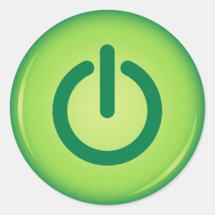 Neue Aufkleber auf dem Power grün