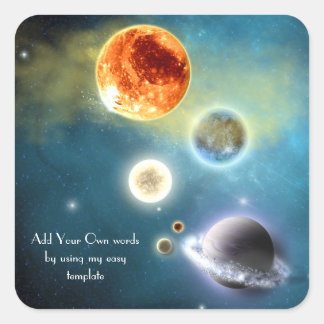 Neue Aufkleber für das Sonnensystem