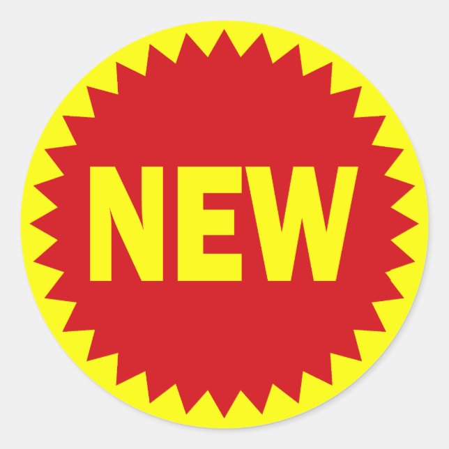 Neue Aufkleber für den Einzelhandel (Vorderseite)