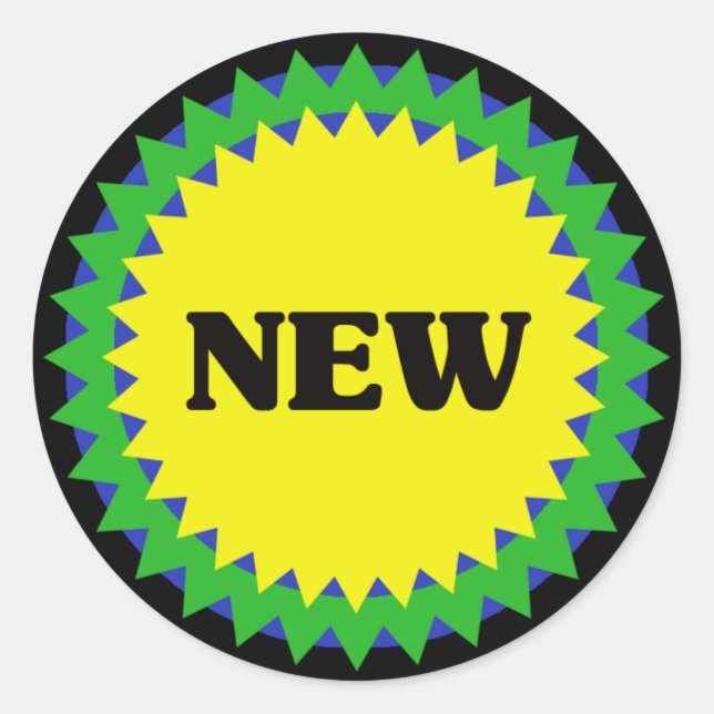 NEUE Aufkleber für den Einzelhandel (Vorderseite)