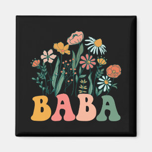 Neue Baba Wildflower erster Geburtstag & Baby Show Magnet
