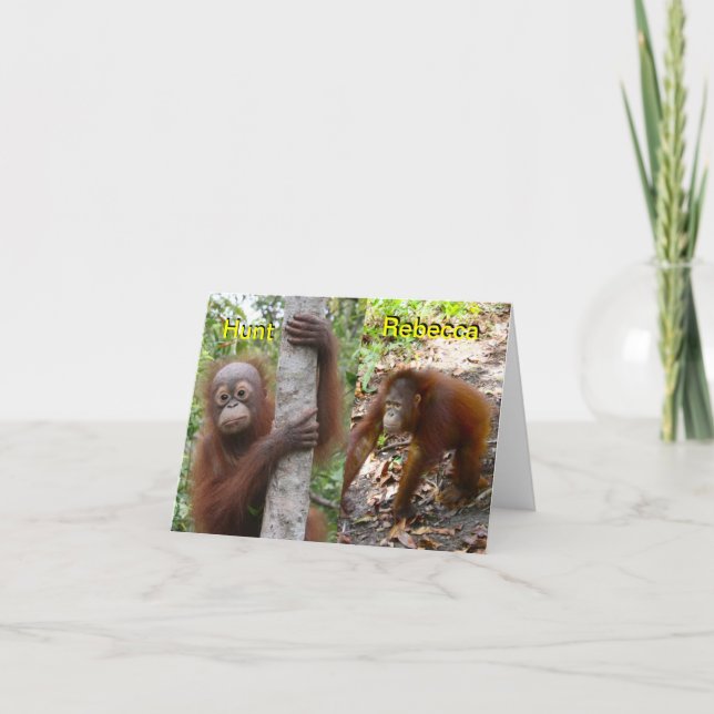 Neue Baby-Ankündigung Ankündigung (Vorderseite)