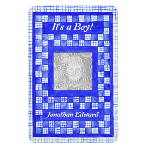 Neue Baby-Ankündigung Flexible Magnet