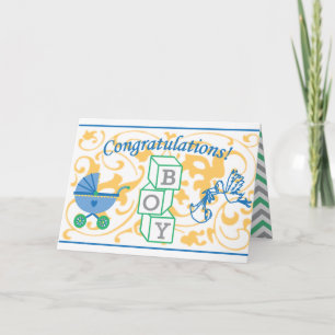Neue Baby Boy Card Karte