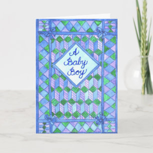 Neue Baby Boy Gratulations Card Karte
