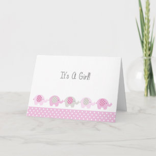 Neue Baby Girl Gratulations Card Karte