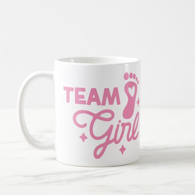 Neue Baby Girl Team Girl Tasse (Links)