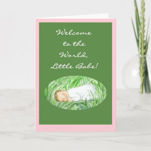 Neue Baby Girl Welcome Card Karte
