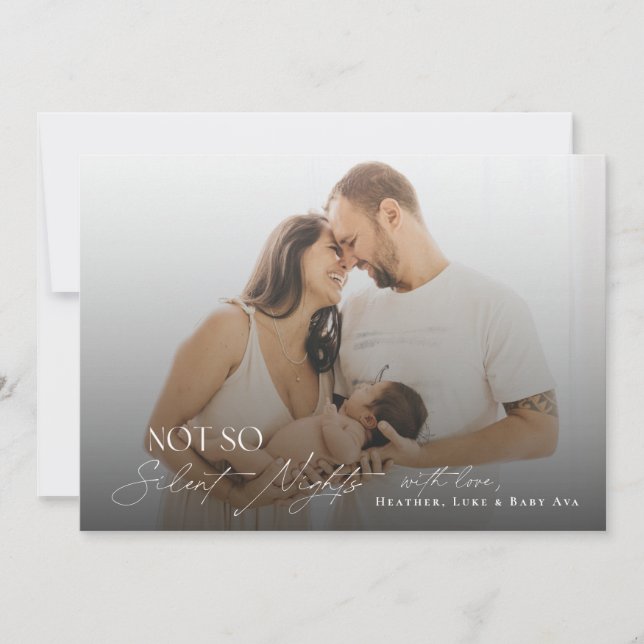 Neue Baby Holiday Cards (Vorderseite)