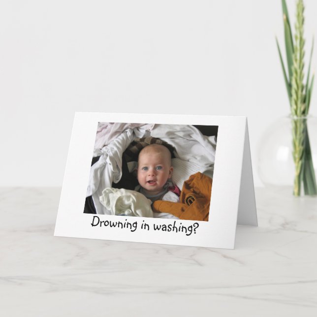 Neue Baby Pledge Card Karte (Vorderseite)