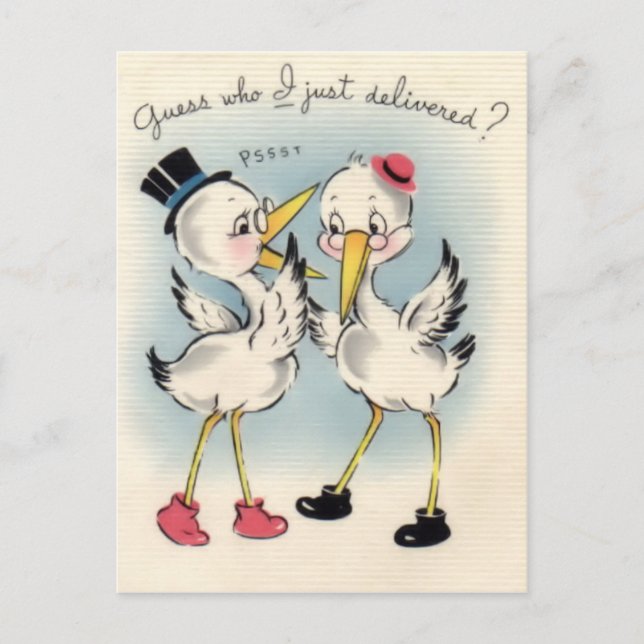 Neue Baby-Postkarte Ankündigungspostkarte (Vorderseite)