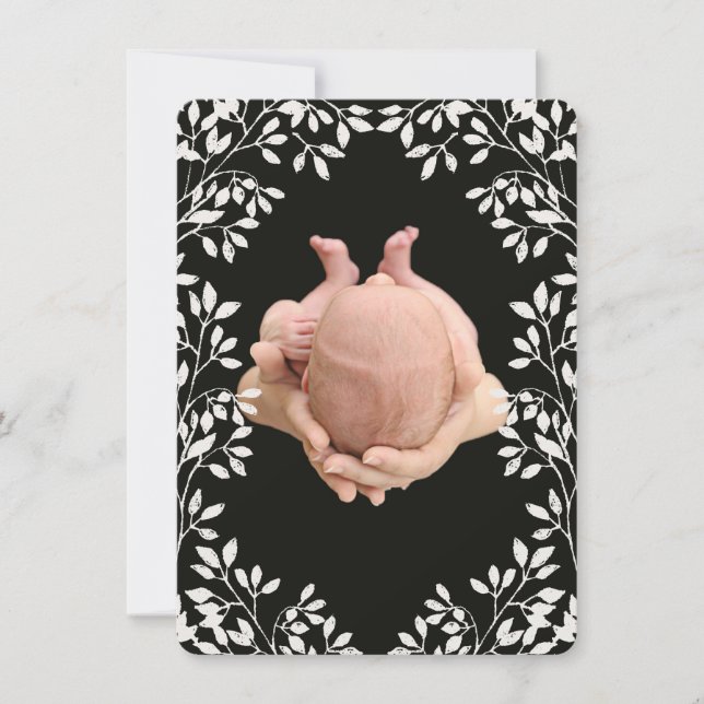 Neue Baby Sip & See Vielen Dank für die Geburtserk Einladung (Vorderseite)