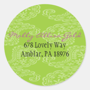 NEUE BABY TRAIN Jüdisches Baby-Naming-Einladung Runder Aufkleber