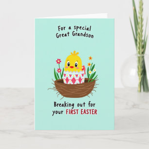 Neue Baby Vogel Frühlingskarte Karte