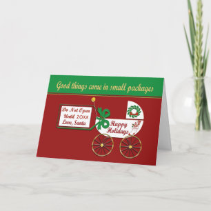 Neue Baby Weihnachtskarte Happy Holidays Liebe San Feiertagskarte