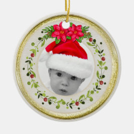 Neue Babygeburtsstatistiken Weihnachten, Geburtsan Keramik Ornament