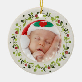 Neue Babygeburtsstatistiken Weihnachten, Geburtsan Keramik Ornament