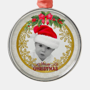 Neue Babygeburtsstatistiken Weihnachten, Geburtsan Ornament Aus Metall