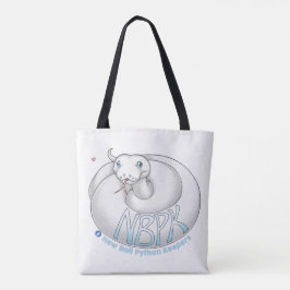 Neue Ball Python Keepers Yuki Logo Tasche weiß