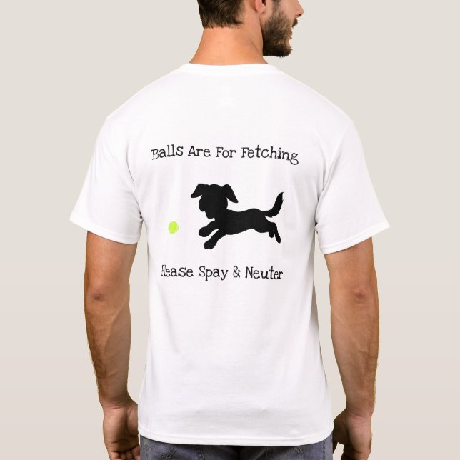 Neue Bälle sind für das Holen T-Shirt (Rückseite)
