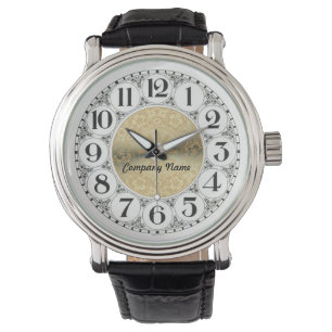 Neue benutzerdefinierte Klassik-arabische Numerern Armbanduhr