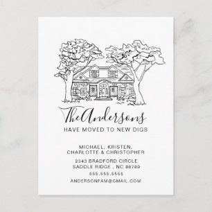 Neue bewegliche Mitteilung der Grabungs-  Ankündigungspostkarte