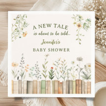 Neue Bibliothek Baby Shower Geschlechtsneutral