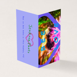 NEUE BIENEN-LIEBE-MINIkarten 2x3.5 horizontal Visitenkarten