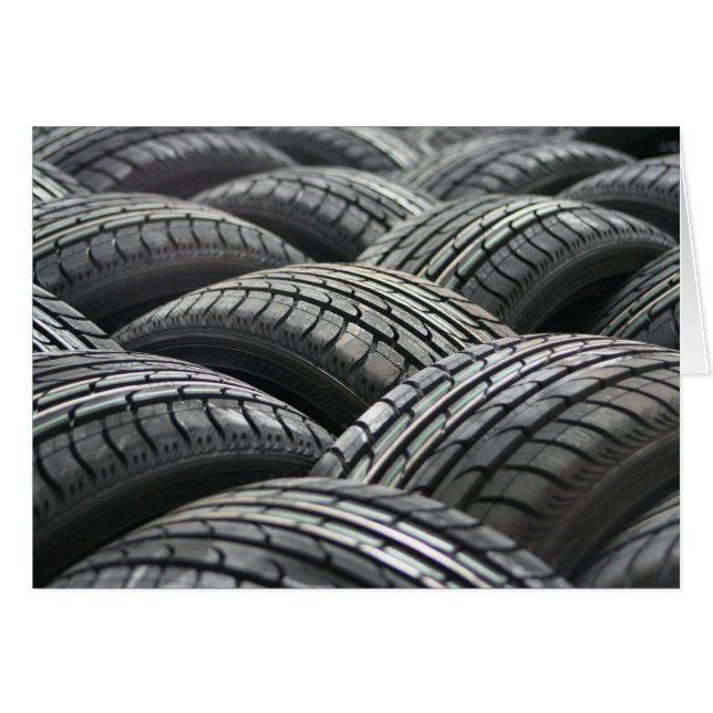 Neue Blankkarte für Reifen (Vorderseite (Horizontal))