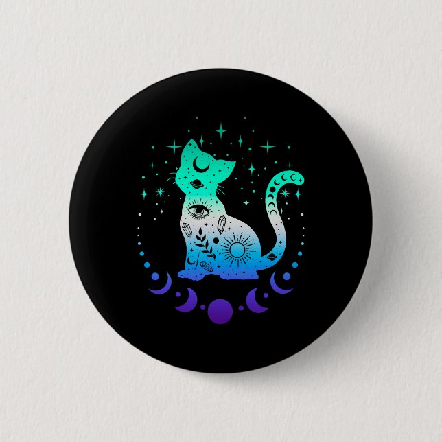Neue blaue schwule männliche Mlm-Pride-Flagge, Ast Button (Vorderseite)