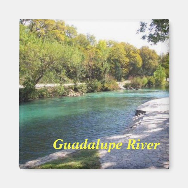 Neue Braunfels Guadalupe-Fluss-Magnete Magnet (Vorne)