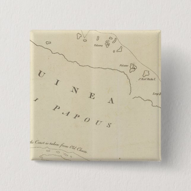 Neue britische Entdeckungen Button (Vorderseite)