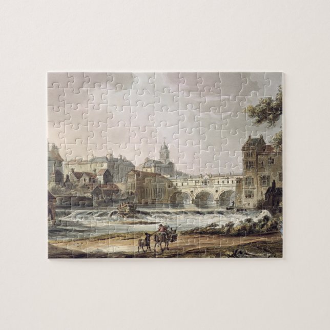 Neue Brücke, 'vom Bad illustriert durch eine Reihe Puzzle (Horizontal)