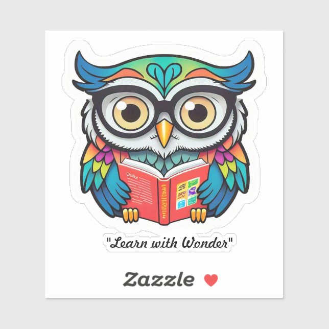 "Neue Bücher entdecken" Aufkleber (Blatt)