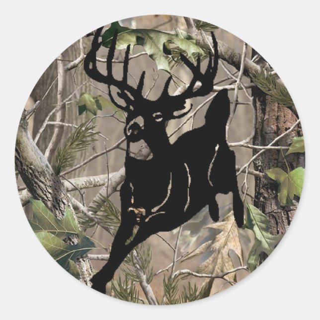 Neue Camouflage Buck Sticker (Vorderseite)