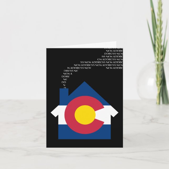 neue Colorado-Adresse Ankündigung (Vorderseite)